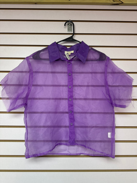 Blusa Lila Transparente