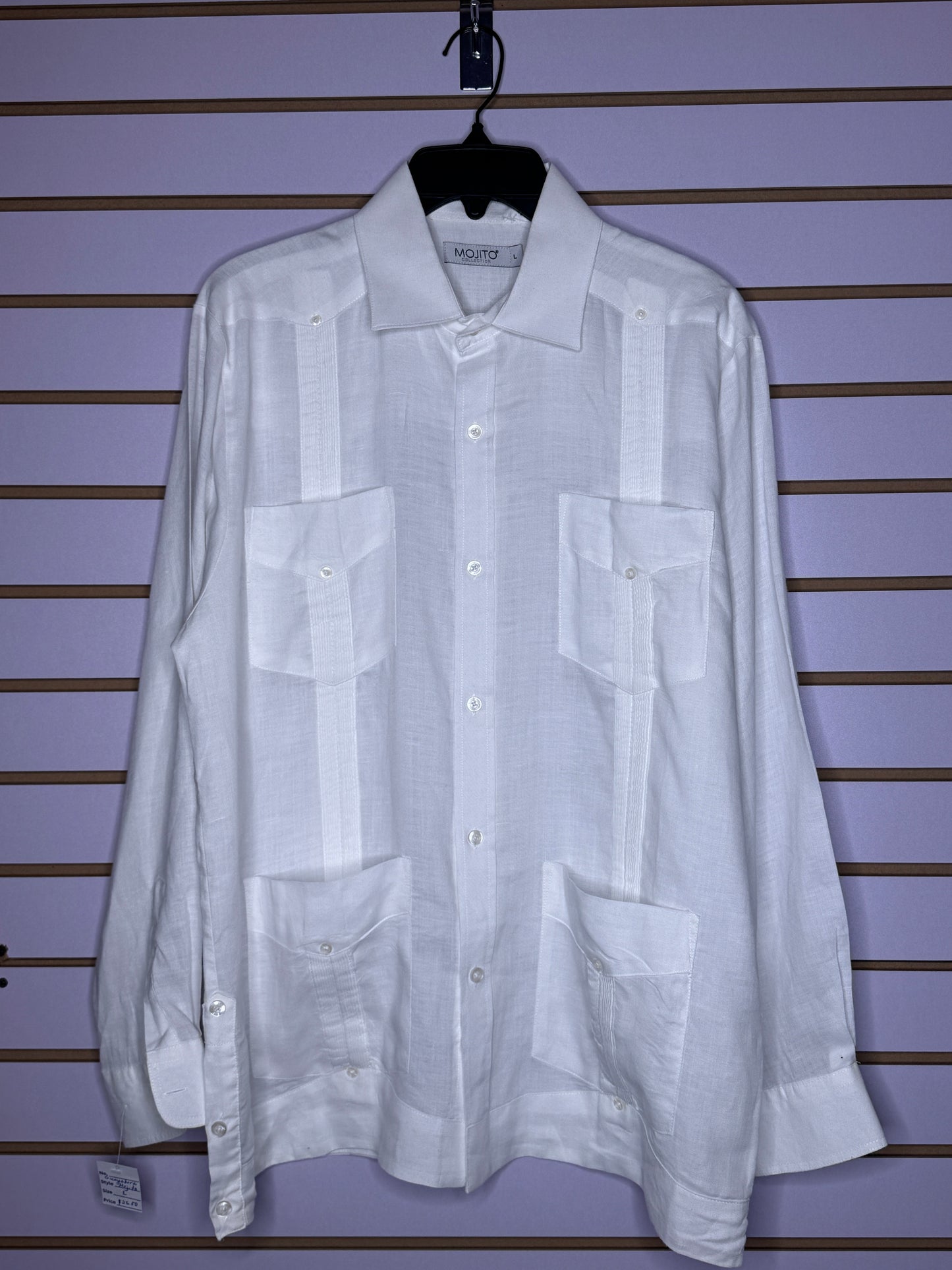 Guayabera hombre