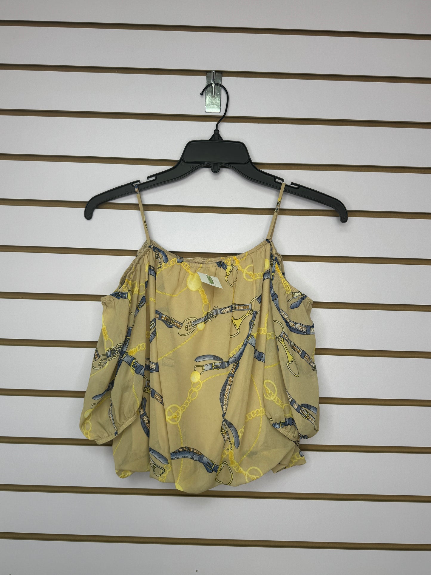 Blusa Crema Print de Cadenas