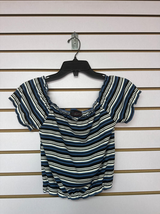 Blusa Rayas Azul