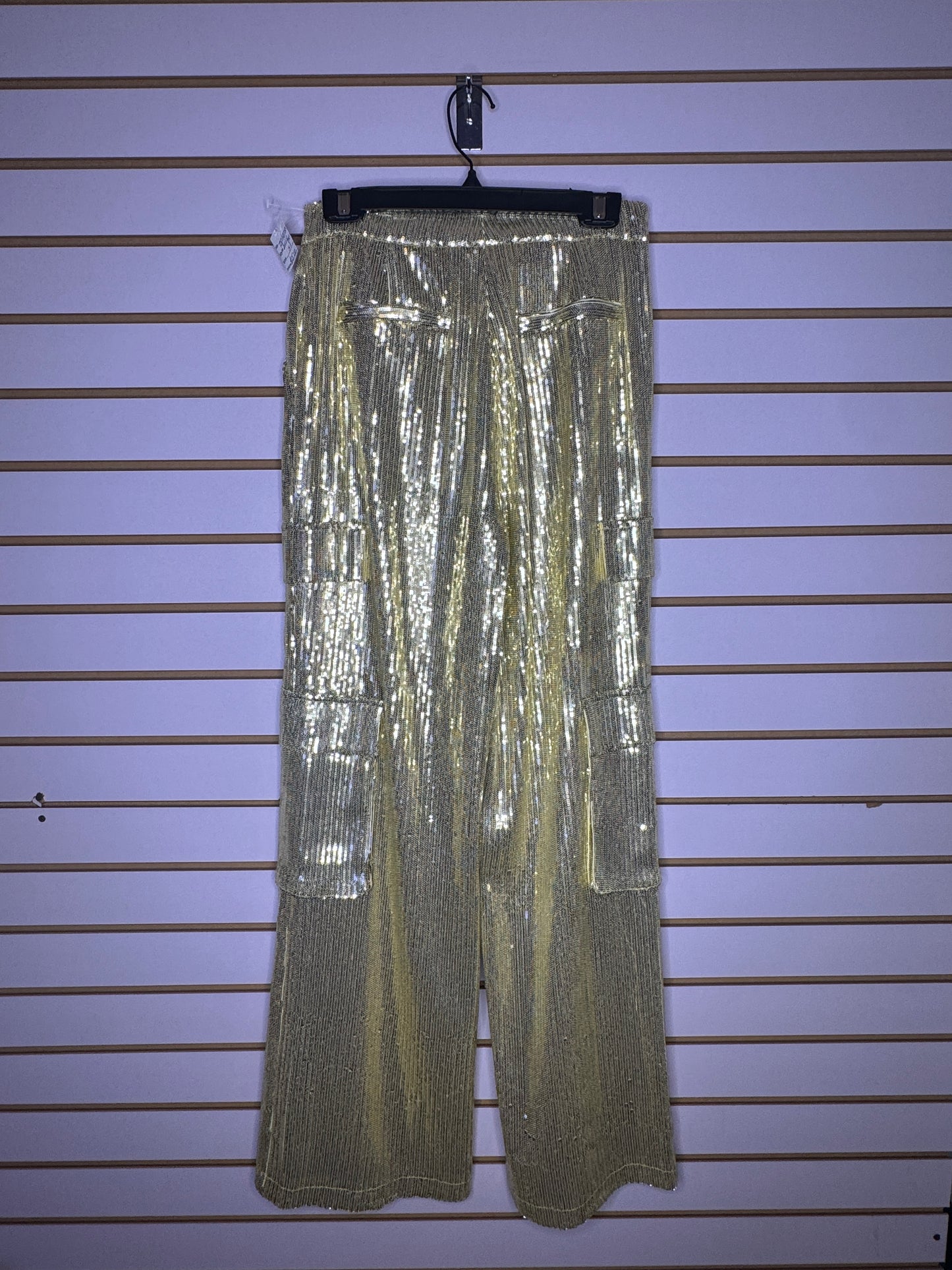 Pantalon Brillo Oro