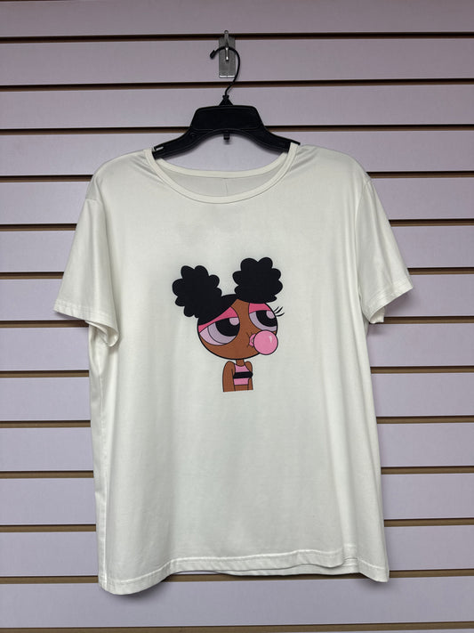 T-Shirt Blanca Chicle