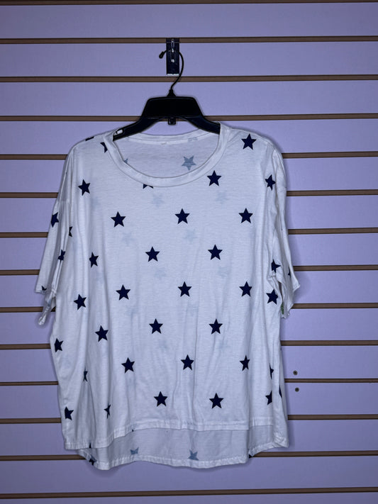 Blusa blanca con estrellas
