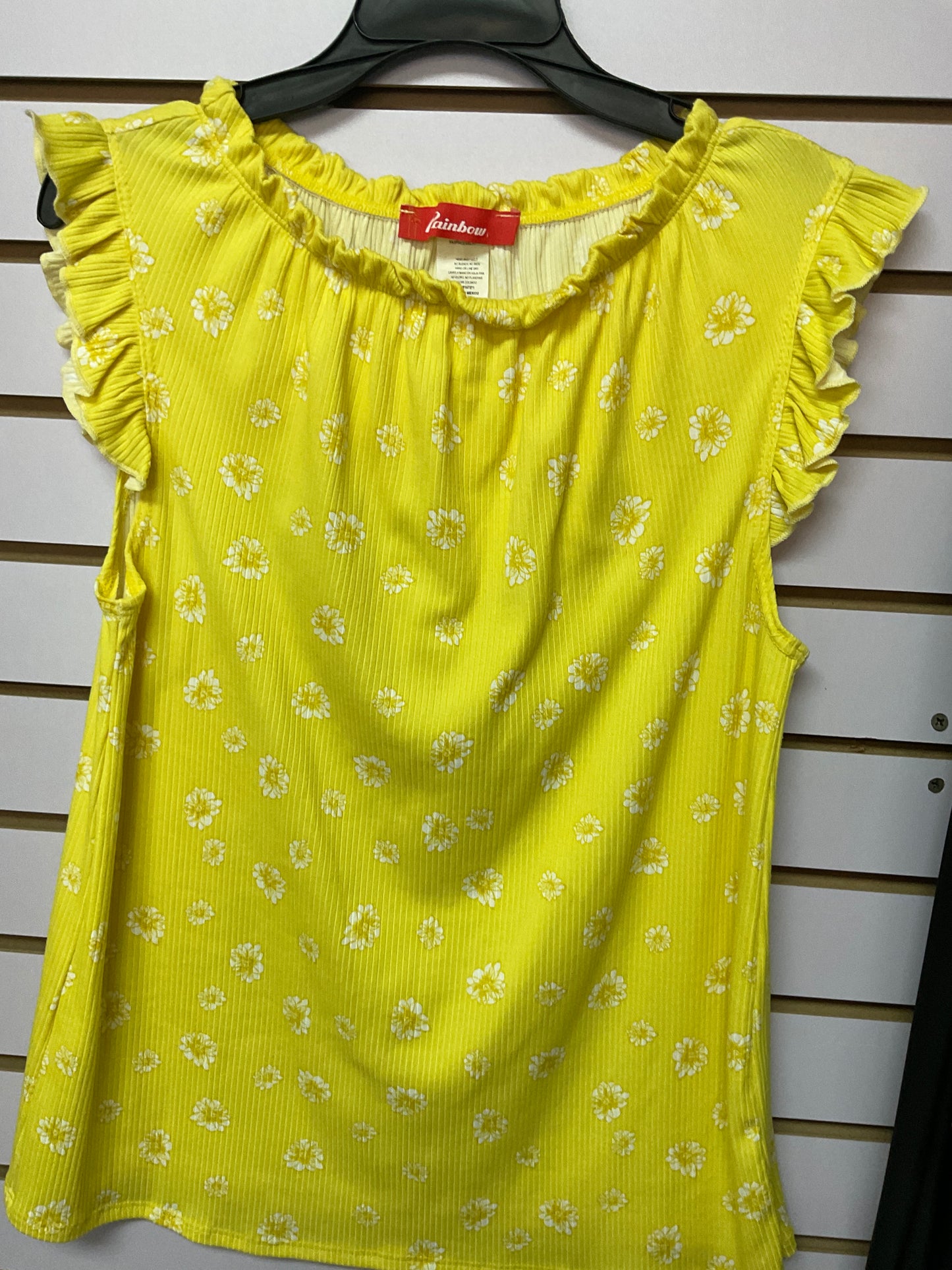 Blusa amarilla de flores