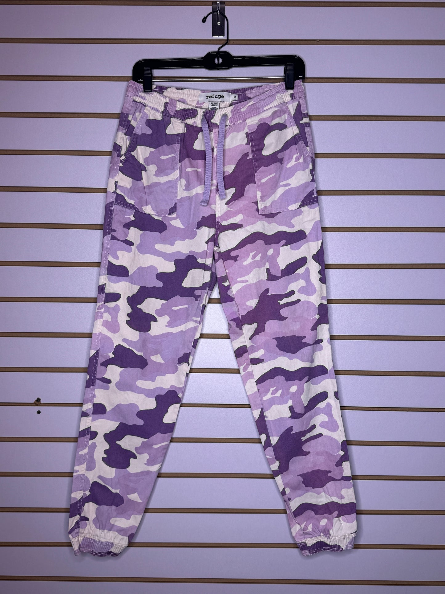 Pantalón militar lila jogger