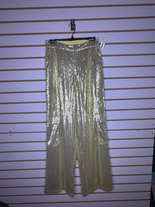 Pantalon Brillo Oro