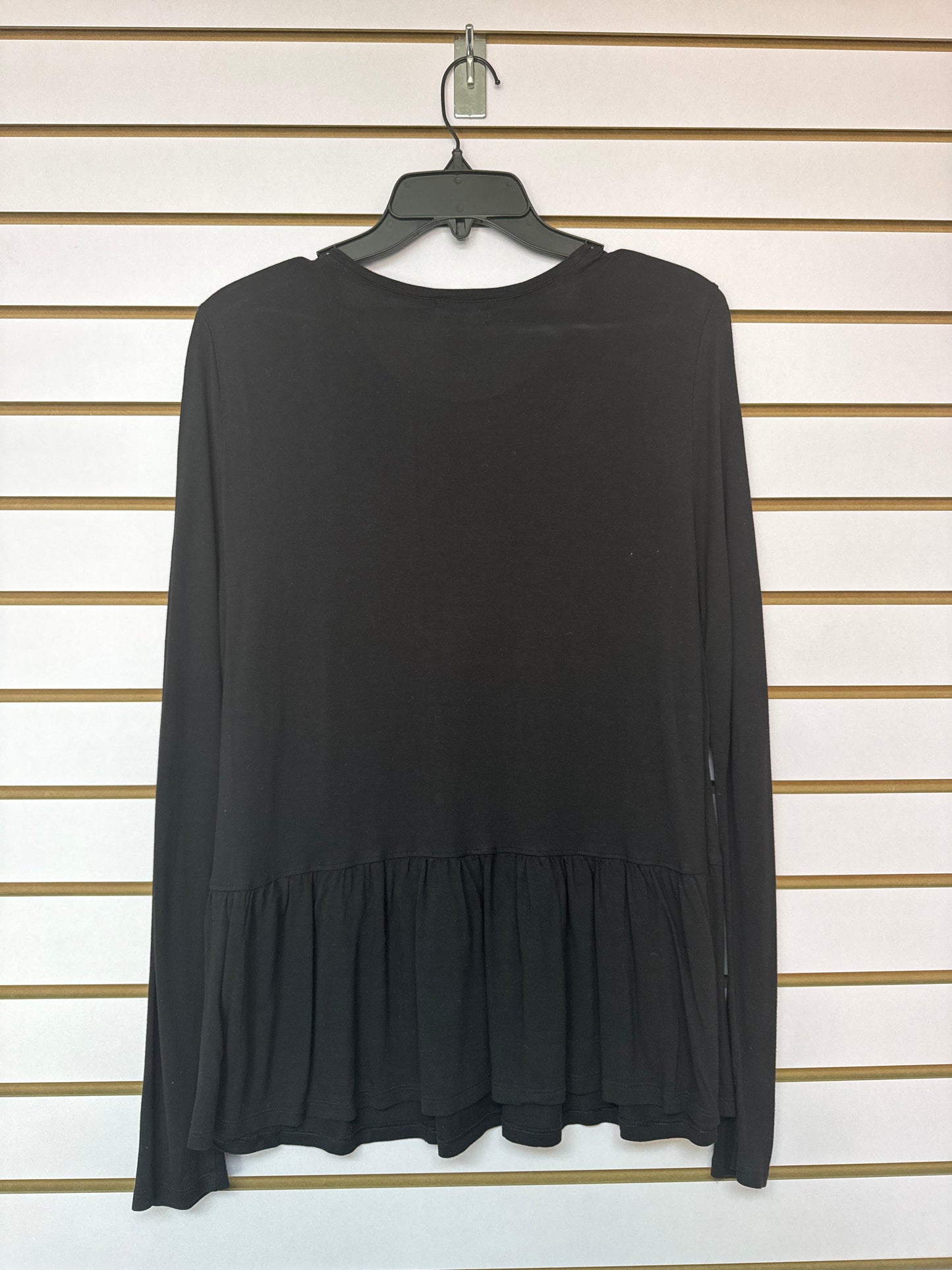 Blusa Negra Bolera Manga Larga