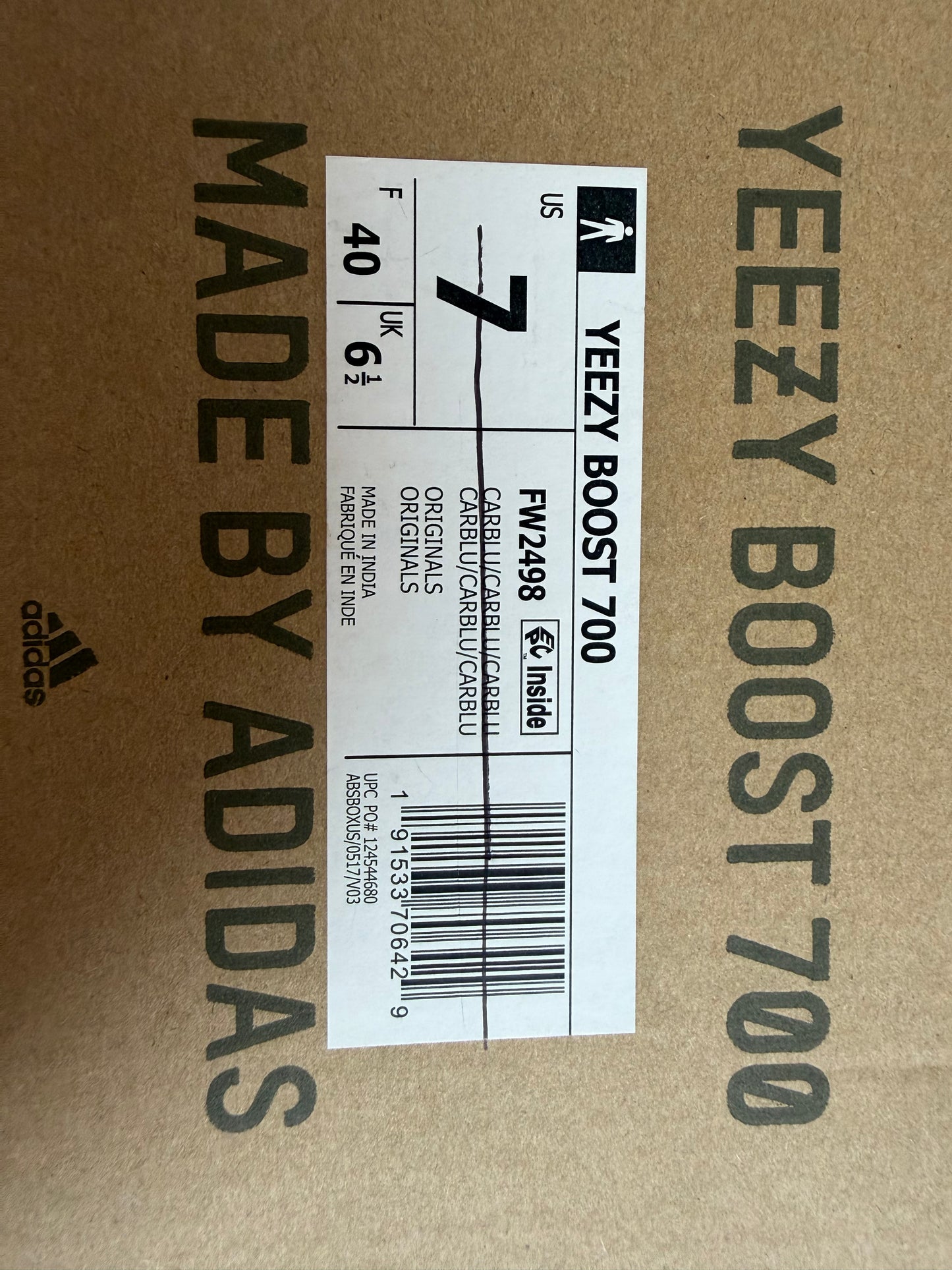 Yeezy Boost 700 "Carbon Blue"