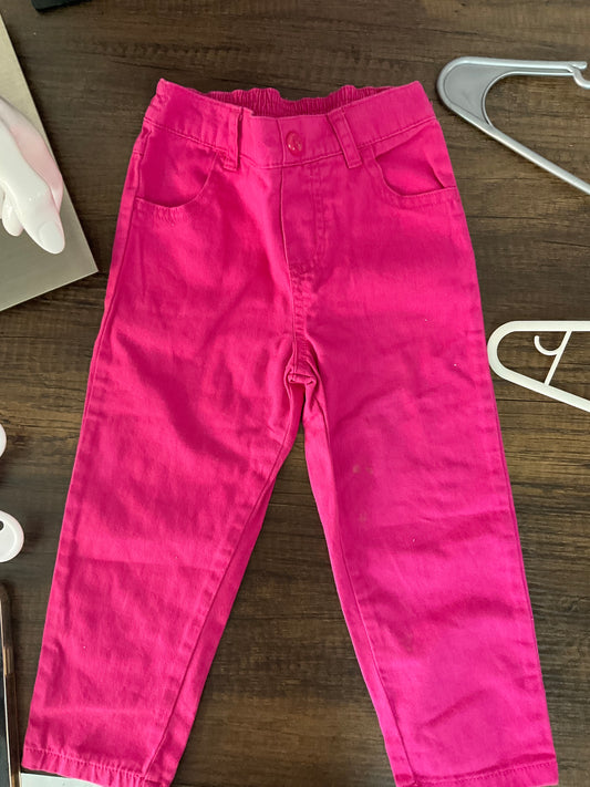 Pantalón largo rosa