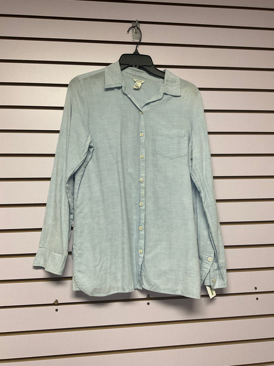 Camisa manga larga azul