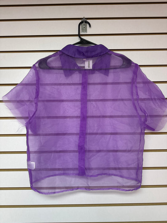 Blusa Lila Transparente