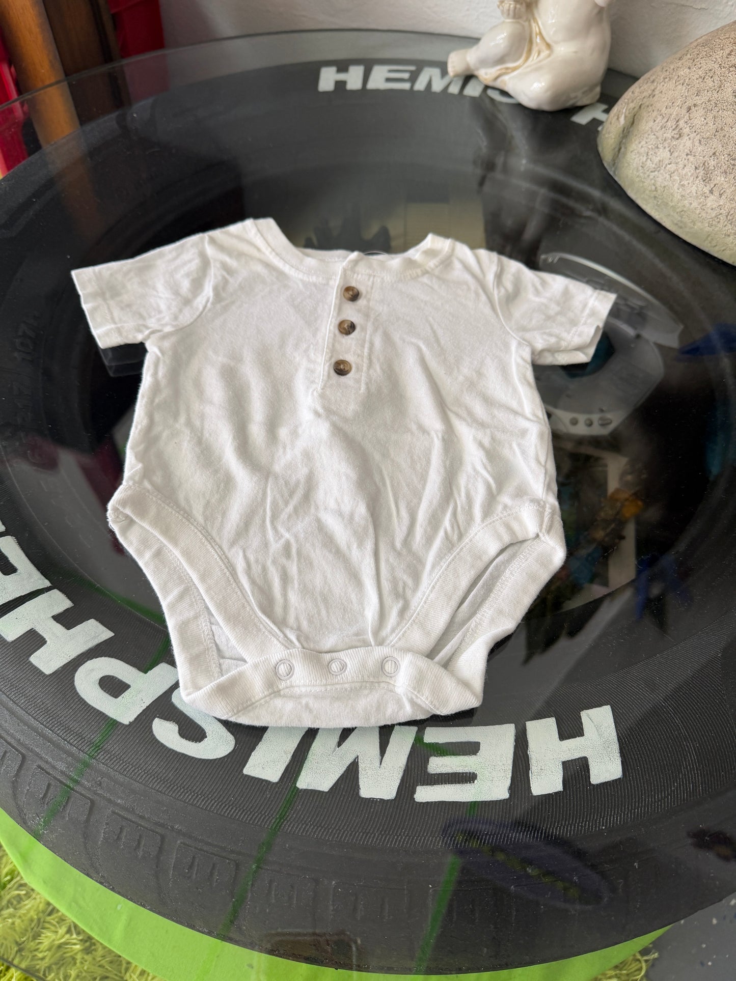 Bodysuit Blanco con botones