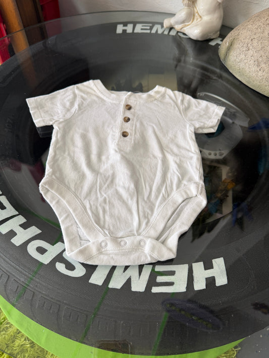 Bodysuit Blanco con botones