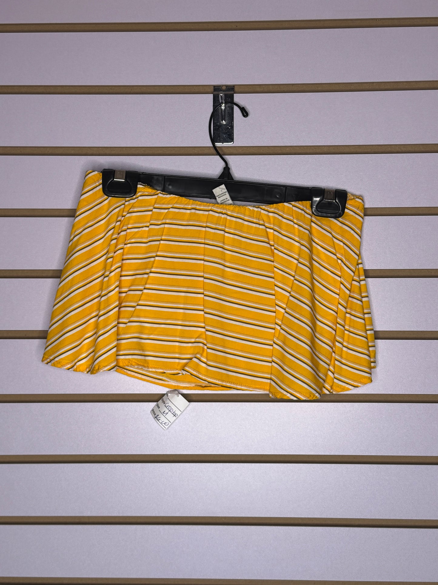 Crop top amarilla
