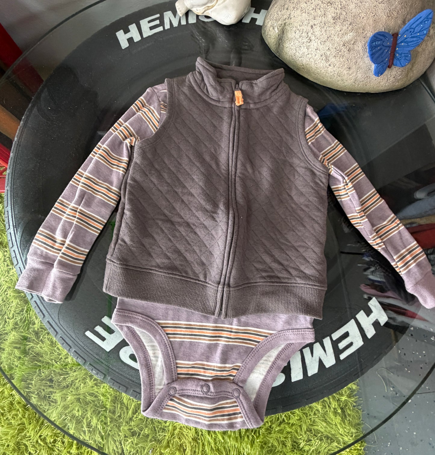Set Chaleco y Body Suit