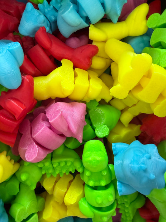 DinoMinis (4 de diferentes colores)