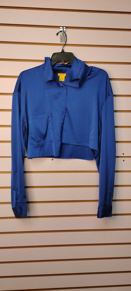 Camisa manga larga azul